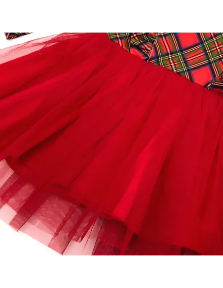 sukienka świąteczna czerwona