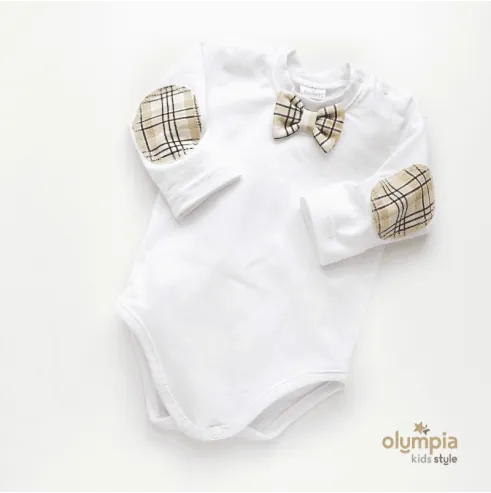 Body/Bluzka z muszką, kamizelką i... Body/Bluzka z muszką, kamizelką i...