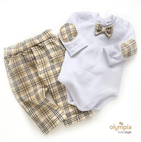 Body/Bluzka z muszką, kamizelką i... Body/Bluzka z muszką, kamizelką i...