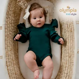 Body dziecięce  MOTYLEK zielone