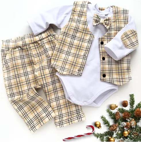 Body/Bluzka z muszką, kamizelką i... Body/Bluzka z muszką, kamizelką i...