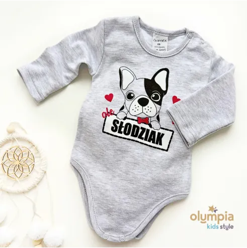 Body niemowlęce dla Chłopca sitodruk