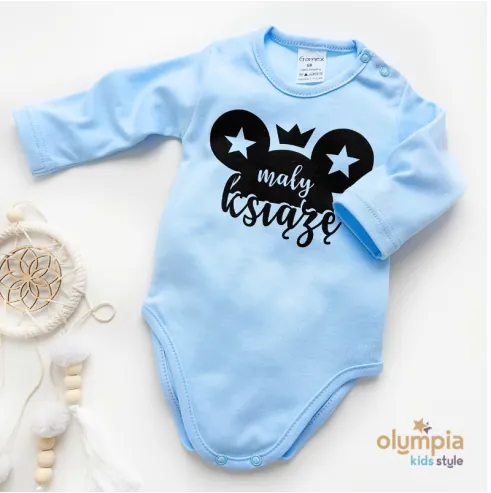 Body niemowlęce dla Chłopca sitodruk