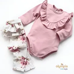 Komplet body niemowlęce z legginsami R&Oacute;ŻA