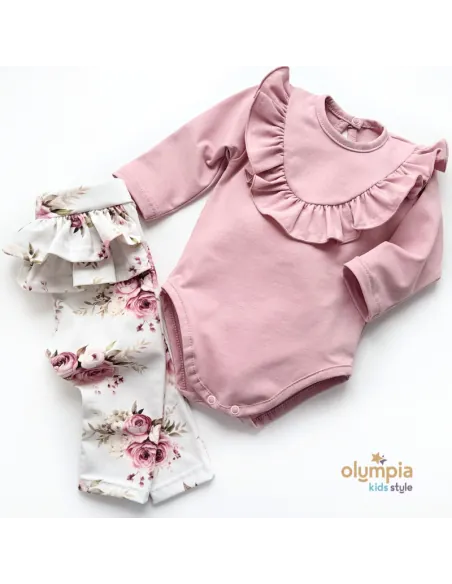 Komplet body niemowlęce z legginsami R&Oacute;ŻA