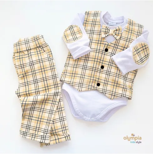 Body/Bluzka z muszką, kamizelką i... Body/Bluzka z muszką, kamizelką i...