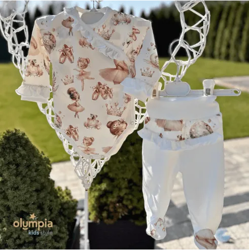 Body niemowlęce + p&oacute;łśpioch BALETNICA