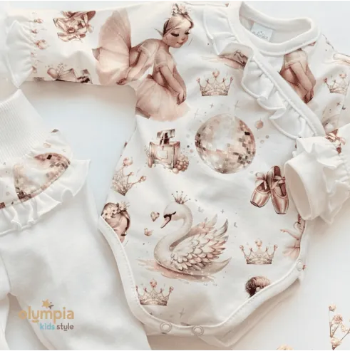 Body niemowlęce + p&oacute;łśpioch BALETNICA