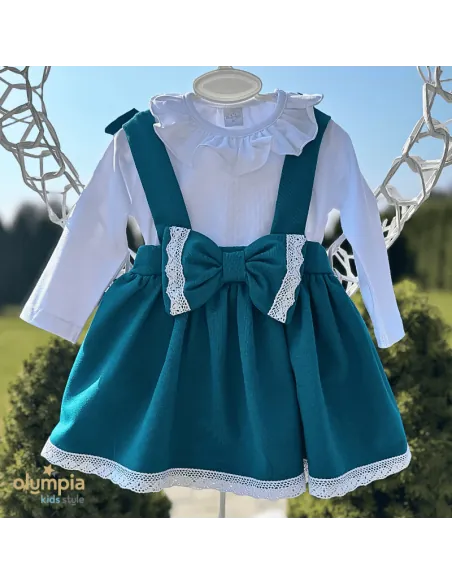 Komplet body i spódniczka KORONKA