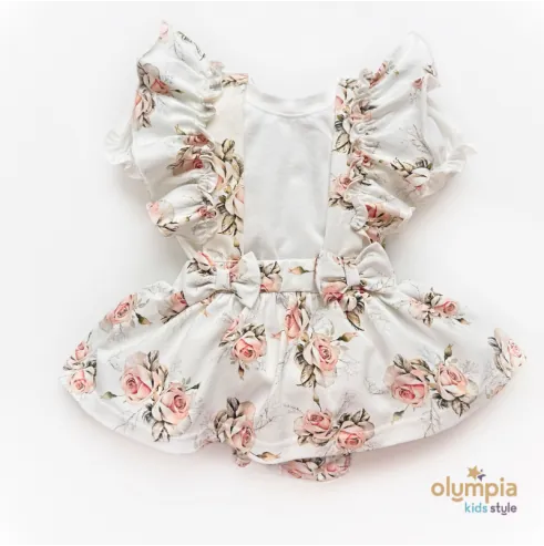 Komplet Bloomers z szelkami i body...