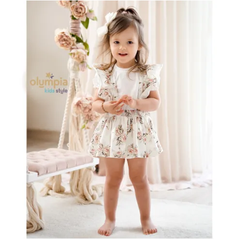 Komplet Bloomers z szelkami i body...