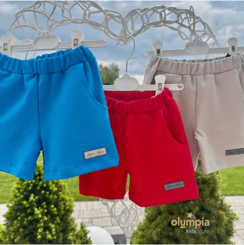 Spodenki chłopięce z kieszeniami Spodenki chłopięce z kieszeniami