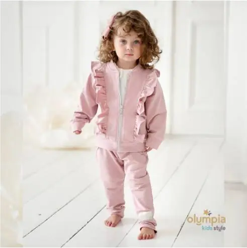 Dres dziewczęcy IGA pudrowy róż