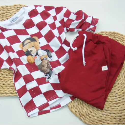 Komplet chłopięcy bluzka i spodnie TEDDY