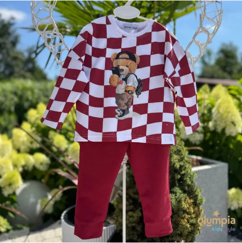 Komplet chłopięcy bluzka i spodnie TEDDY