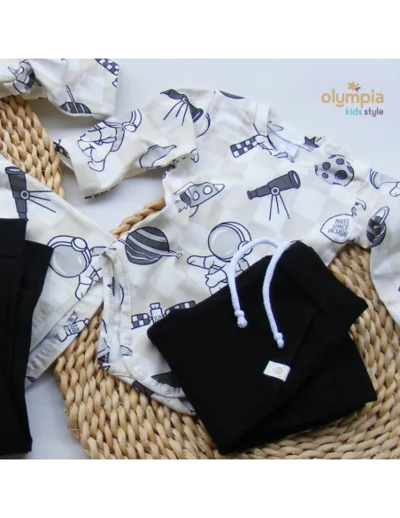 Komplet chłopięcy Body i spodnie KOSMOS Komplet chłopięcy Body i spodnie KOSMOS