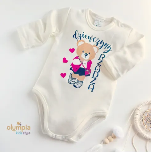 3PAK BODY niemowlęce dla dziewczynki...