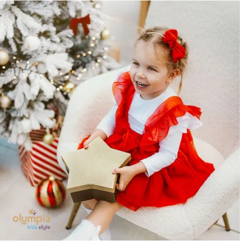 Spódniczka tiulowa na szelkach...