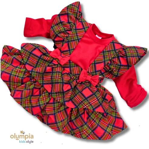 Komplet body i sp&oacute;dniczka z szelkami...