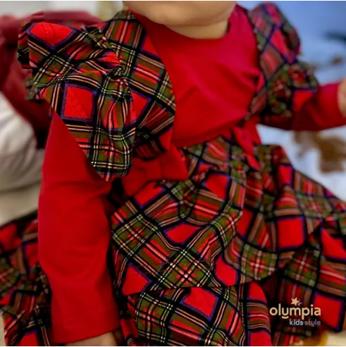 Komplet body i sp&oacute;dniczka z szelkami...