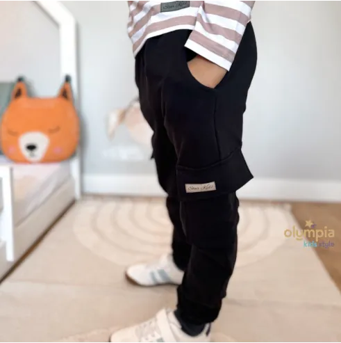 Spodnie chłopięce bojówki STAR KIDS Spodnie chłopięce bojówki STAR KIDS