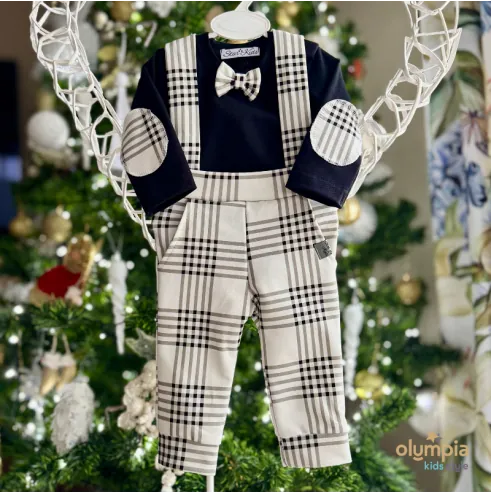 Body z muszką i spodenki z szelkami... Body z muszką i spodenki z szelkami...