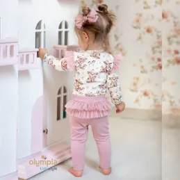 Body i legginsy z tiulem KARUZELA 2