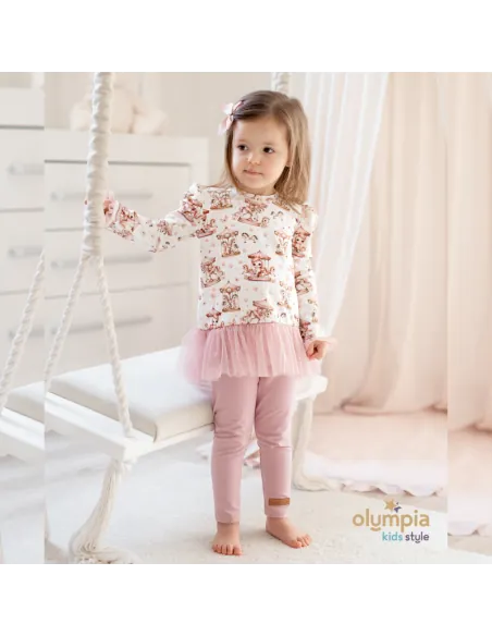 Tunika z tiulem i legginsy KARUZELA