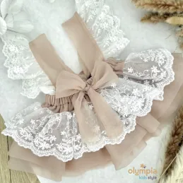Sp&oacute;dniczka tiulowa z koronką MELODY 2