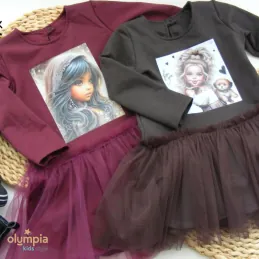 Sukienka dziewczęca z tiulem LIVIA 2