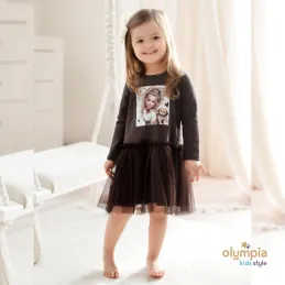 Sukienka dziewczęca z tiulem LIVIA