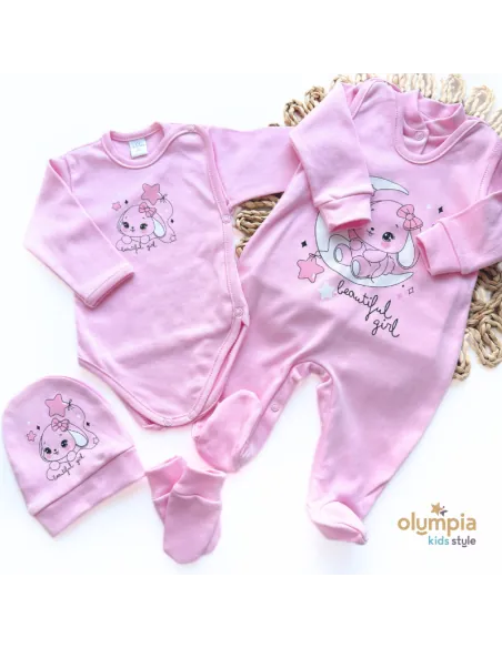 Wyprawka dla niemowlaka 5-cz róż Wyprawka dla niemowlaka 5-cz róż