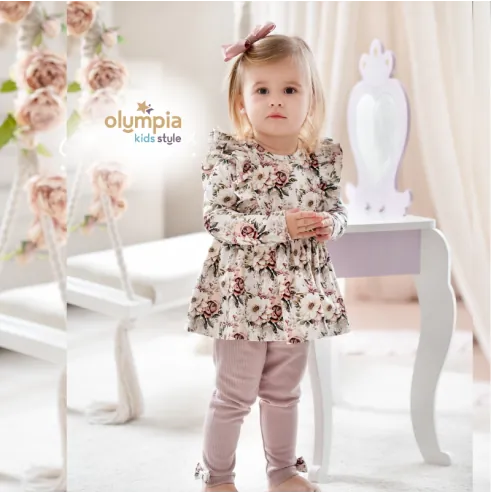 Komplet dziecięcy Tunika i legginsy...
