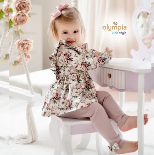 Komplet dziecięcy Tunika i legginsy...