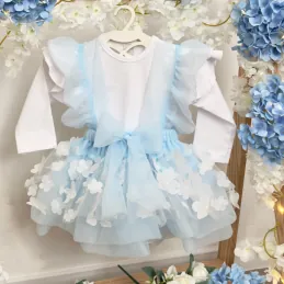 Sp&oacute;dniczka tiulowa FLOWER Bellarco baby blue 2