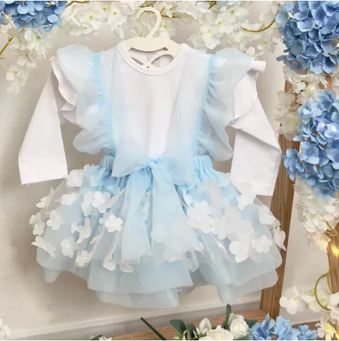 Sp&oacute;dniczka tiulowa FLOWER Bellarco baby blue