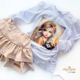 Bluzka i sp&oacute;dniczka ELAZA 2