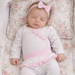 Body niemowlęce + p&oacute;łśpioch KROPKA