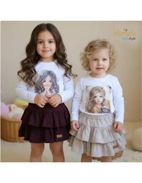 Bluzka i sp&oacute;dniczka ELAZA