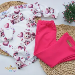 Bluzka i spodnie dzwony dla...