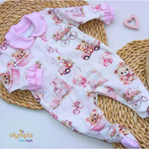 Pajac niemowlęcy ze stopkami TOSIA