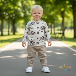 Komplet chłopięcy bluzka i spodnie Monster Truck 2