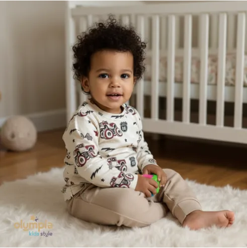 Komplet chłopięcy bluzka i spodnie...