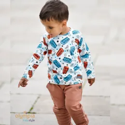 Komplet chłopięcy bluzka i...