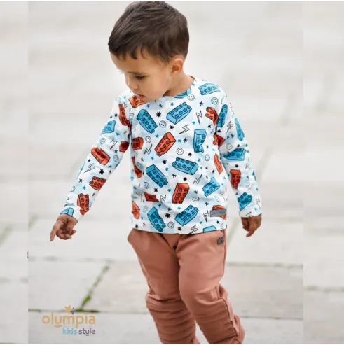 Komplet chłopięcy bluzka i spodnie...