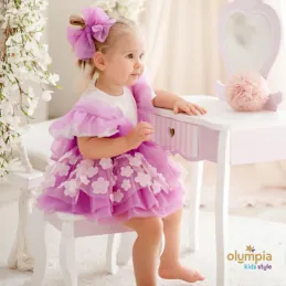 Sp&oacute;dniczka tiulowa FLOWER Bellarco fiolet (na zam&oacute;wienie)