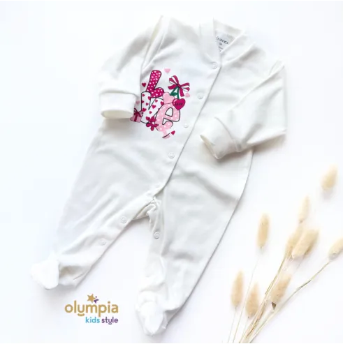 Pajac niemowlęcy ze stopkami SITODRUK