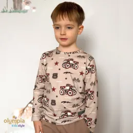 Komplet chłopięcy bluzka i...