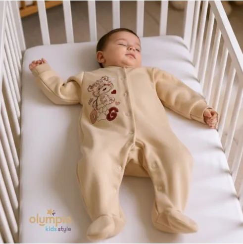 Pajac niemowlęcy ze stopkami SITODRUK