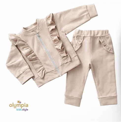 Dres dziewczęcy IGA beżowy